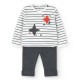 детски,екипи,boboli,knit,long,sleeve,set,white,grey,(stripes)