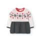 рокля,дамски,поли,и,рокли,boboli,knitwear,long,sleeve,dress,multicolor,(off,white)
