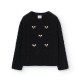 блуза,мъжки,пуловери,дамски,пуловери,boboli,knitwear,sweater,black,(black)