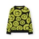 блуза,мъжки,пуловери,дамски,пуловери,boboli,knitwear,sweater,yellow,black,(black)