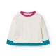 блуза,мъжки,пуловери,дамски,пуловери,boboli,knitwear,sweater,beige,(off,white)