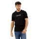 тениска,мъжки,тениски,calvin,klein,flock,logo,short,sleeve,t,shirt,black