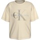 тениска,детски,тениски,calvin,klein,jeans,glitter,monogram,boxy,short,sleeve,t,shirt,beige