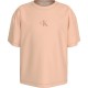 тениска,детски,тениски,calvin,klein,jeans,logo,boxy,short,sleeve,t,shirt,orange,(pink,sand)