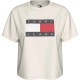 тениска,дамски,тениски,tommy,jeans,bxy,flag,ext,short,sleeve,t,shirt,ancient,white,(white)