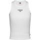тениска,дамски,тениски,tommy,jeans,slm,essential,logo,1,ext,sleeveless,t,shirt,white,(white)