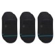 чорапи,мъжки,чорапи,stance,icon,no,show,socks,3,pairs,black,(black)