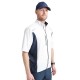 тениска,мъжки,тениски,abacus,golf,lanark,stretch,zip,short,sleeve,t,shirt,white,navy,(white)