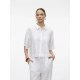 риза,с,къс,ръкав,дамски,блузи,дамски,ризи,vero,moda,linn,2,4,short,sleeve,shirt,snow,white,(white)