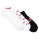 чорапи,мъжки,чорапи,hugo,as,paintedlogo,10261112,socks,3,pairs,black,white,(white)