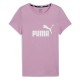 тениска,детски,тениски,puma,ess,logo,short,sleeve,t,shirt,mauved,out,(pink)