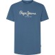 тениска,мъжки,тениски,pepe,jeans,abel,short,sleeve,t,shirt,sea,blue,(blue)