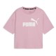 тениска,дамски,тениски,puma,ess,cropped,logo,short,sleeve,t,shirt,pink,(mauved,out)