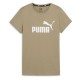 тениска,дамски,тениски,puma,ess,logo,short,sleeve,t,shirt,oak,branch,(beige)