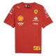 тениска,мъжки,тениски,puma,sf,sainz,short,sleeve,t,shirt,red