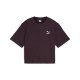 тениска,дамски,тениски,puma,classics,ribbed,relaxed,short,sleeve,t,shirt,purple,(midnight,plum)