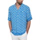 риза,с,къс,ръкав,мъжки,ризи,original,penguin,vsc,camp,aop,geo,logo,short,sleeve,shirt,blue