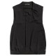 дамски,блузи,дамски,ризи,g,star,stand,up,collar,sleeveless,blouse,black