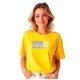 тениска,дамски,тениски,kruskis,americas,finest,short,sleeve,t,shirt,yellow,(yellow)