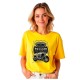 тениска,дамски,тениски,kruskis,custom,chopper,short,sleeve,t,shirt,yellow,(yellow)