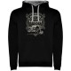 суичър,мъжки,пуловери,kruskis,custom,chopper,two,colour,hoodie,black,grey,(black)