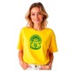 тениска,дамски,тениски,kruskis,meditating,short,sleeve,t,shirt,yellow,(yellow)