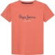 тениска,детски,тениски,pepe,jeans,new,art,nn,short,sleeve,t,shirt,light,terracotta,brown,(orange)