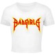 къса,блуза,дамски,топове,miss,tee,badgirls,cropped,short,sleeve,top,white