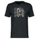 тениска,мъжки,тениски,scott,casual,short,sleeve,t,shirt,black,(black)