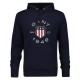 суичър,мъжки,пуловери,gant,print,hoodie,blue,(evening,blue)