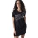 къси,панталони,дамски,поли,и,рокли,everlast,single,jersey,short,sleeve,short,dress,black,(black)