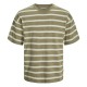 тениска,мъжки,тениски,jack,&,jones,emil,knit,short,sleeve,t,shirt,coriander,stripes,w,cloud,dancer,(brown)