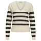 блуза,дамски,пуловери,дамски,плетени,дрехи,jack,&,jones,athena,jjxx,v,neck,sweater,cloud,dancer,stripes,black,(beige)