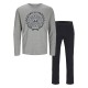 пижама,детски,пижами,jack,&,jones,athens,long,sleeve,pyjama,black,grey,(light,grey,melange,black)
