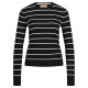 блуза,дамски,пуловери,дамски,плетени,дрехи,jack,&,jones,cara,comfy,jjxx,sweater,black,stripes,cloud,dancer,(black)