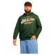 суичър,мъжки,пуловери,jack,&,jones,logo,2,plus,size,hoodie,green