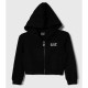 блуза,детски,блузи,ea7,emporio,armani,6rfm06,full,zip,sweatshirt,black