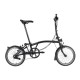 пътни,и,градски,велосипеди,brompton,c,line,6s,50t,folding,bike,black,(black)