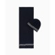 комплект,armani,exchange,set,xm000337,af12274,beanie,blue