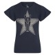 юношеска,тениска,детски,тениски,imperial,riding,belle,star,junior,short,sleeve,t,shirt,navy,(blue)