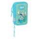 канцеларски,принадлежности,safta,stitch,aloha,pencil,case,28,units,blue,(multicolor)