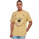 тениска,мъжки,тениски,mister,tee,disney,100,winnie,pooh,face,oversize,short,sleeve,t,shirt,yellow,(pale,moss)