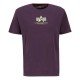 тениска,мъжки,тениски,alpha,industries,basic,ml,short,sleeve,t,shirt,plum,(purple)