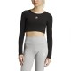 къса,блуза,дамски,топове,adidas,originals,essentials,ribbed,crop,long,sleeve,top,black