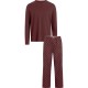 пижама,мъжки,пижами,calvin,klein,000nm2846e,long,sleeve,pyjama,brown