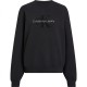 блуза,дамски,блузи,calvin,klein,jeans,chenille,monologo,sweatshirt,ck,black,(black)