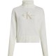 блуза,дамски,блузи,calvin,klein,jeans,chenille,monologo,sweatshirt,white