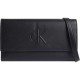 чанта,всички,чанти,calvin,klein,jeans,sculpted,long,fold,strap,deboss,bag,black