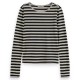 тениска,дамски,тениски,scotch,&,soda,striped,with,lurex,binding,long,sleeve,t,shirt,black