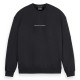 блуза,мъжки,пуловери,scotch,&,soda,core,logo,front,sweatshirt,black,(black)